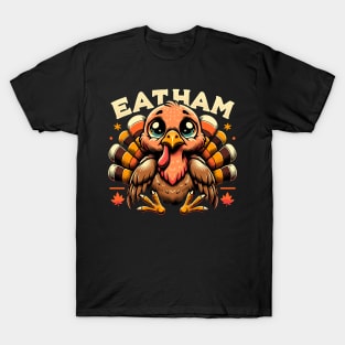 Quirky Thanksgiving Turkey - Eat Ham T-Shirt